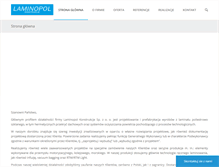 Tablet Screenshot of laminopol.com.pl